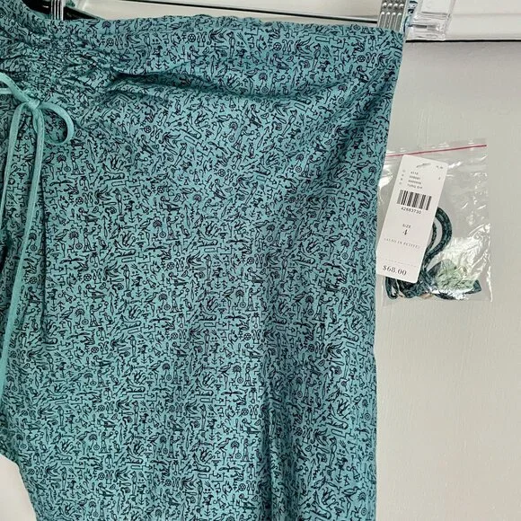 NWT Anthropologie MAEVE Convertible Tank Top Size 4 Blue Print Tube Top XS/S - Picture 8 of 10